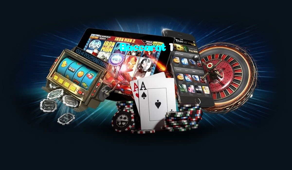 Baccarat 1 casino presented on mobile device in Pakistan with slots and live games